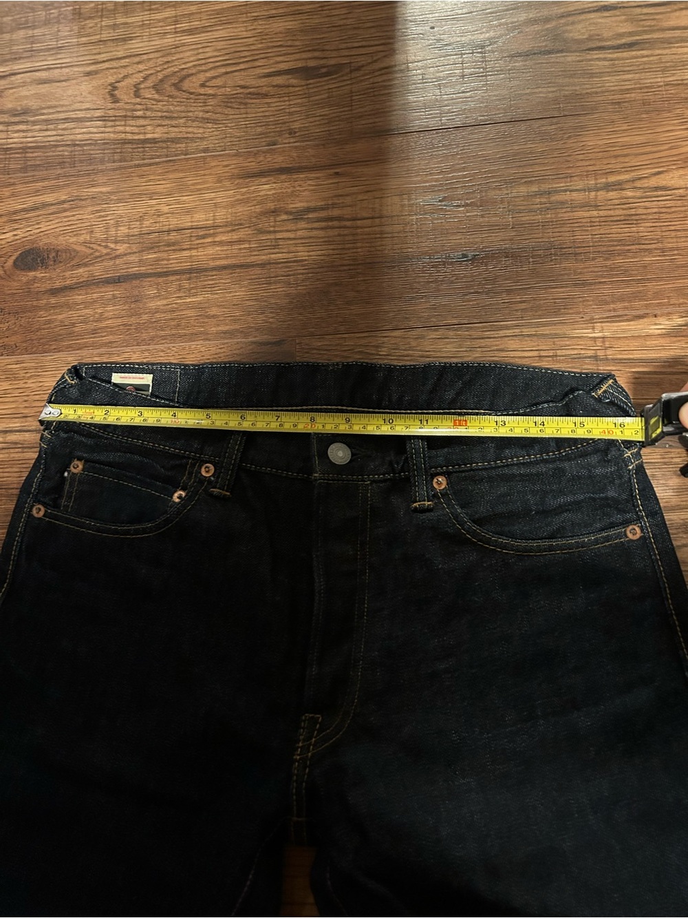 Momotaro Lot 0705SP Japanese Selvedge Raw Denim Indigo Straight Leg Jeans - Picture 14 of 15